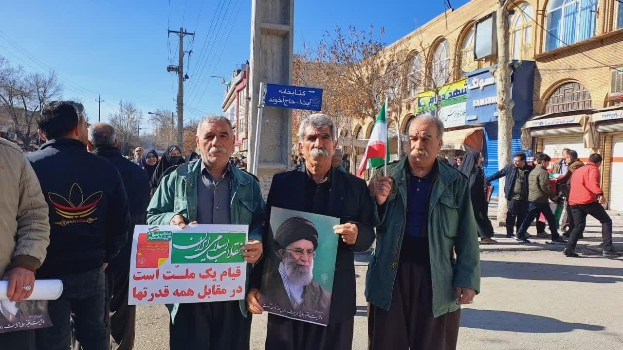 کرمانشاه صحنه اتحاد اقوام/۴۵اُمین حماسه راهپیمایی انقلاب رقم خورد