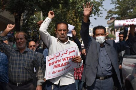 راهپیمایی مردم اردبیل علیه اغتشاشگران + تصاویر