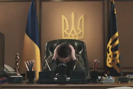 رئیس‌جمهور اوکراین از سوی شبکه روسی مورد تمسخر قرار گرفت+ فیلم