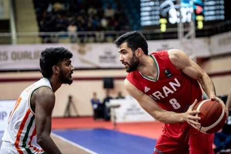 پیروزی آسان تیم ملی بسکتبال مقابل هند/ ایران صدرنشین شد