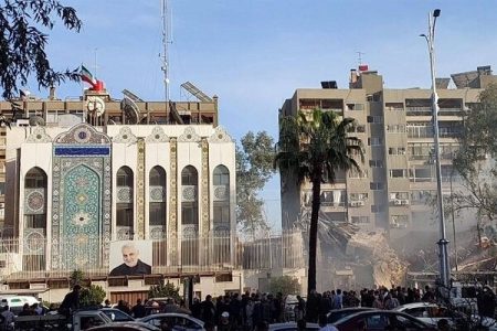 حمله رژیم صهیونیستی به کنسولگری ایران در دمشق+فیلم