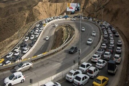 وضعیت جاده‌ها، امروز ۷ اردیبهشت ۱۴۰۳؛ ترافیک سنگین در محور چالوس