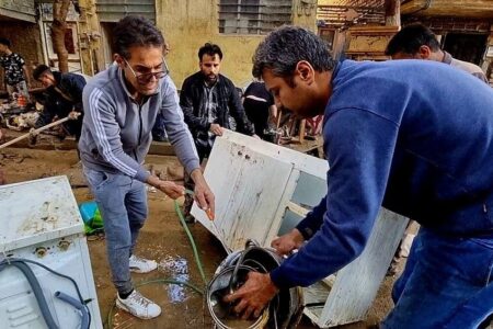 زندگی دشوار مردم سیل زده مشهد 