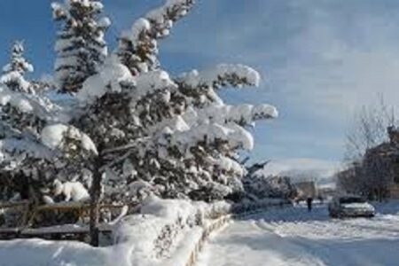 ثبت ۱۵ سانتی‌متر برف در استان اردبیل