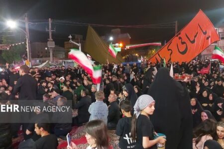 عزاداری و راهپیمایی عاشقان حسینی در مشگین شهر